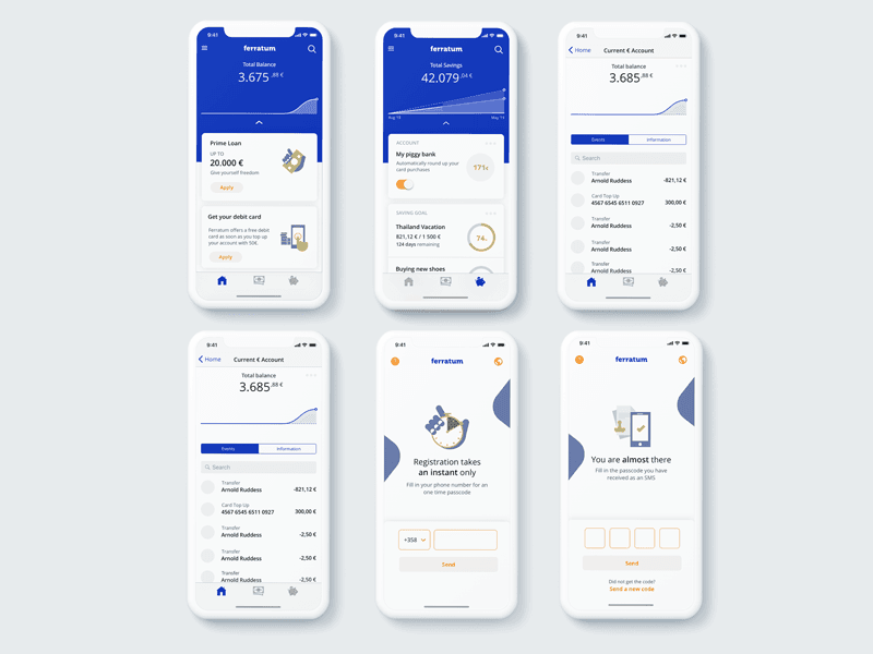 Mobile Banking App UX Design
